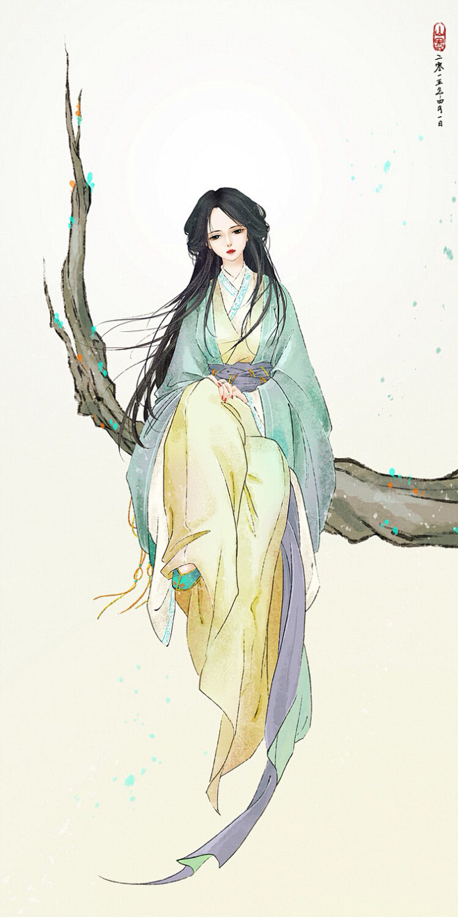 古风插画 茶十三.涂鸦王国