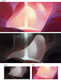 INSIDE  "Animation Pitch" : This work is part of a fast pitch in which I was involved last year. It was an advert for a Heath product. 