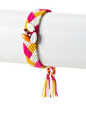 White & Pink Friendship Bracelet