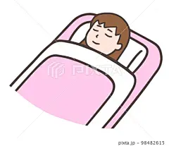 睡姿，睡觉，插图，手绘