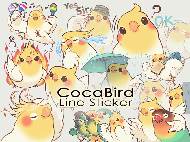 [LINEスタンプ]Coca Bird