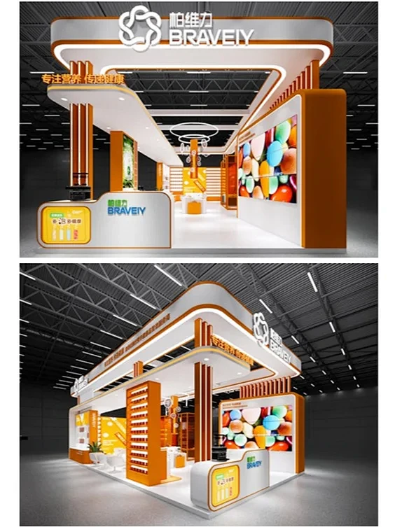 展台设计效果图-小红书搜索图片_三面开图片素材-花瓣网