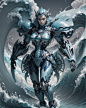 机甲少女（第三弹-海蓝宝石），AI绘画让你实现想象-今日头条