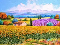 童话法国田园 - 法国画家Jean Marc Janiaczyk 油画壁纸1 - 梦幻田园油画壁纸 - 法国画家Jean Marc Janiaczyk 油画作品