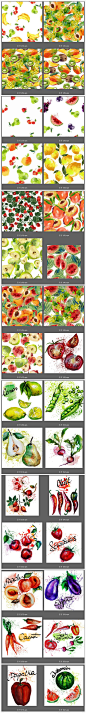 蔬菜  水果  夏季 促销  海报  EPS 矢量  设计素材