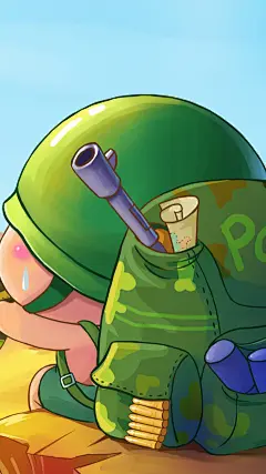 泡泡兵超可爱高清手机壁纸