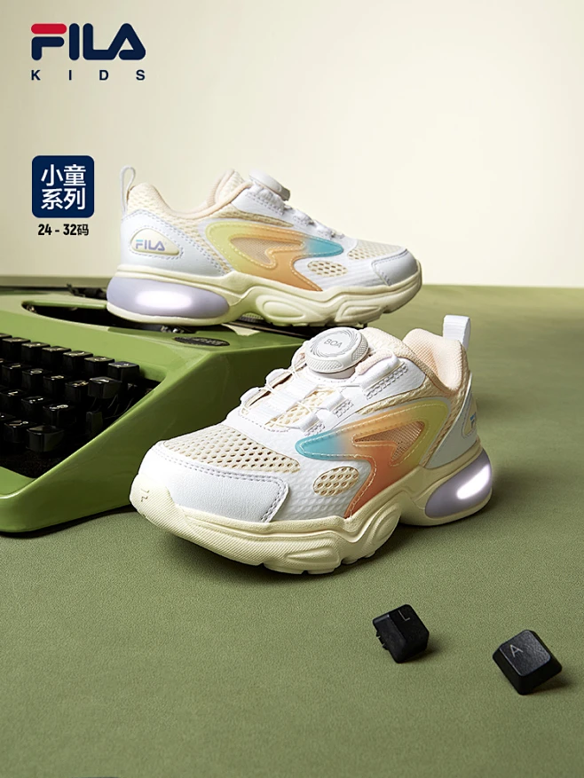 FILA斐乐童鞋儿童运动鞋秋季新款小童防滑舒适复古跑步鞋潮-tmall.com天猫-花瓣网