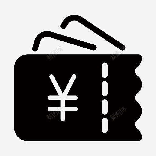 卡包券_实心svg 创意素材