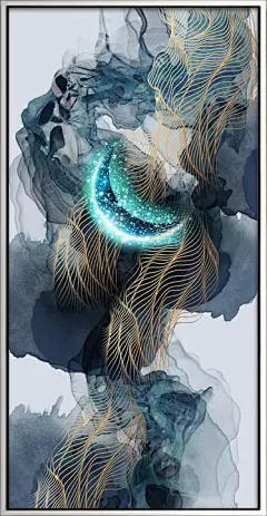 新中式装饰画（高清喷绘，晶瓷画）