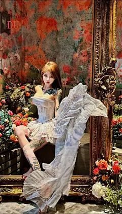 #纹身#纹身女孩 #暗黑系 - 抖音