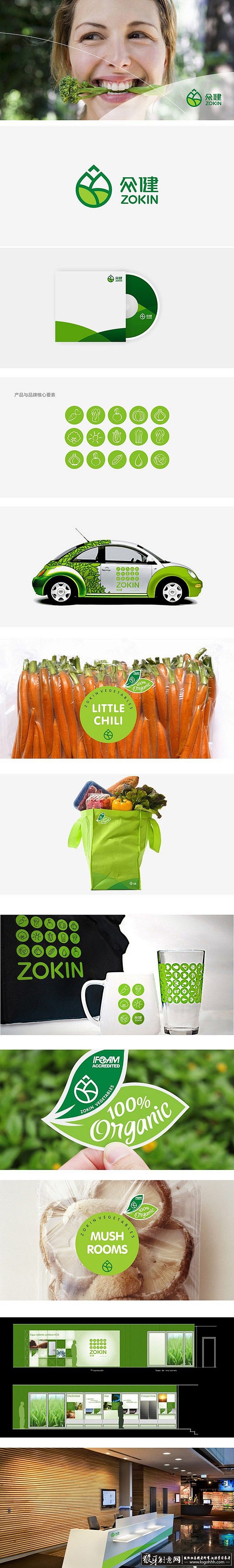 VI品牌设计 创意蔬菜食品品牌形象设计 ...