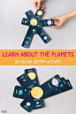 Learn about the Universe and planets with our awesome solar system activity book. We have designed a free printable and a DIY tutorial for you to make your own! #yeswemadethis  #solarsystem #planets #spaceactivities #learningwithkids #kidsactivities