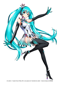 茶茶眉紋畫采集到女神初音