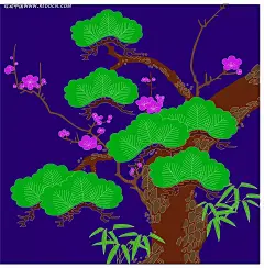 古典桃花植物花边AI矢量|背景底纹|背景素材|淡雅|底纹|底纹边框|花边素材|花纹|花纹边框|精心设计|日记本素材|矢量|矢量素材|矢量图片|素材|素雅底纹|纹理|信纸素材