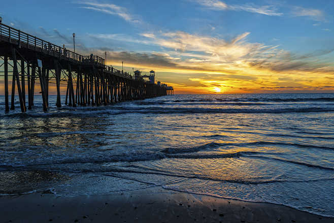 Sunset at the Pier i...