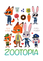 Zootopia postcard