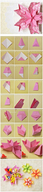 Origami - Handmade flower dish