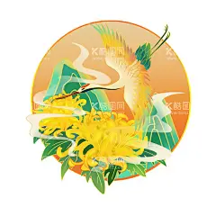 仙鹤  - 源文件下载【酷图网】仙鹤,鹤,手绘仙鹤,国潮仙鹤,古典仙鹤,古风仙鹤,中国风仙鹤,仙鹤插画,仙鹤素材,鹤素材,中国风,国潮,