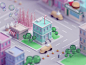 Candy city by Mohamed Chahin #Design Popular #Dribbble #shots: 