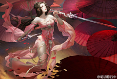 帝恒荣耀✵御天恒尊采集到原画、游戏女角色