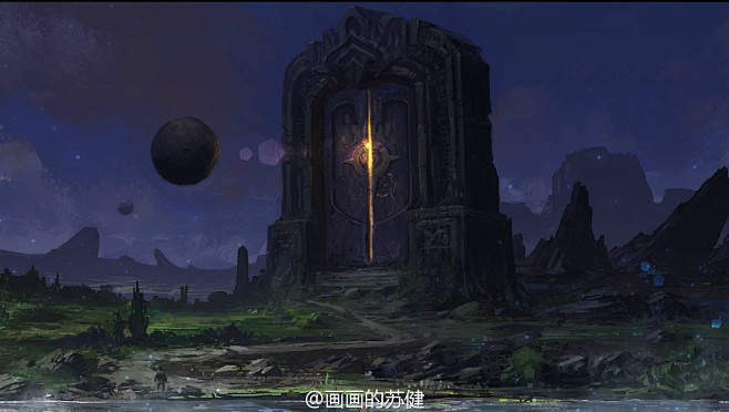 场景原画  图/苏健