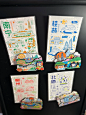 ️明信片冰箱贴展示框️ - 小红书