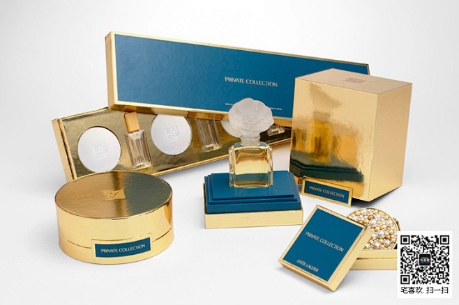 雅诗兰黛限量压纹铝箔系列包装礼品包装礼盒包装包装袋设计纸盒包装