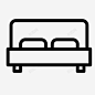 床脚轮睡眠图标 脚轮 icon 标识 标志 UI图标 设计图片 免费下载 页面网页 平面电商 创意素材