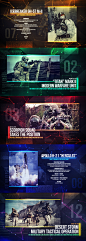 Modern Warfare | Military Presentation : “Modern Warfare | Military Presentation” is a beautiful, cinematic and simple project ideal for promo, presentation, slideshow about war, war topics, about sport and e-sports, military equipment and achievements of