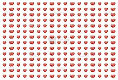 背景心形图案的爱情情人节浪漫