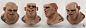 3D Portraits, Koen Koopman : Some quick cartoony head sculpts made with mudbox done in my spare time.