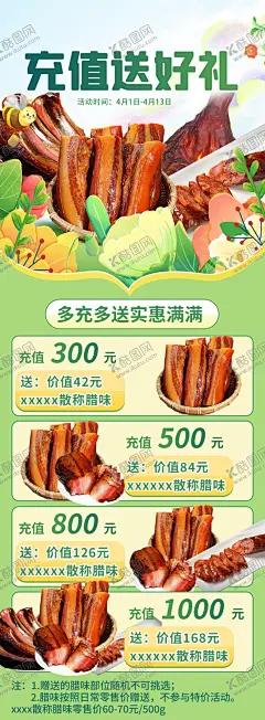 春日腊味充值送礼促销生鲜海报 【酷图网】蔬菜海报,腊肉,腊肠,腊味,猪肉,香猪,黑猪,土猪,猪肉分割,肉,充值送,零食,水果,水果海报,粗粮,促销活动,主图,电商,促销,商超,生鲜,海报,生鲜特价,超市,超市特价,生鲜活动,超市素材,社区团购,广告设计,接龙