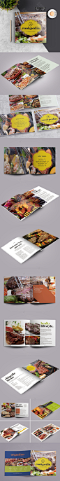 精美烤肉画册模板下载_精美烤肉画册宣传册模板-棒图网