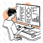 人物工作生活日漫画插画素材插画插图标 icon 涂鸦 黑白简笔画 插画 漫画 卡通42
