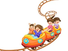 61六一儿童节儿童坐过山车手绘元素高清模板免费下载-趣麦麦图