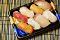 寿司,鱿鱼,生食,海产,膳食,日本食品,食品,图像,鲔鱼,狮鱼手握寿司