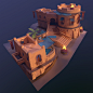 Albion Desert Biome - Fanart House, Océane Leflon : Concept by Dominik Gröstlinger for Albion : https://www.artstation.com/artwork/LdGJA
12k poly
Contrainte : Top-down hack'n slash (fixed camera)