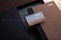 高级名片信纸单页卡片文具Logo品牌VI应用设计作品贴图Ps样机素材-淘宝网