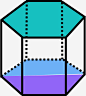 六角棱镜三维形状图标_88ICON https://88icon.com 六角棱镜 三维 形状 物体 几何 三维形状 三维物体