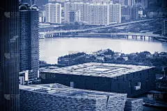 广州,高视角,都市风景,珀尔里福,留白,未来,水平画幅,无人,玻璃,户外