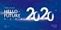 【源文件下载】 背景板 活动展板 大气 2020 年会 会议 数字 科技感