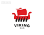 Viking Bar海盗酒吧logo设计
