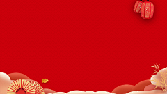 Leogrx柚子采集到龙年新年红色背景