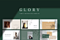 Glory Keynote Template : This presentation template is a gorgeous presentation to show your ideas. This is the portfolio presentation for every creator, student, businessman.