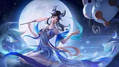 王者荣耀嫦娥-如梦令-同人4k超高清壁纸