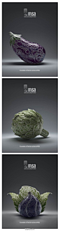 [【广告设计】精美绝伦的海报] 伊斯坦布尔MSA烹饪艺术学院广告：精华美食尽在MSA。