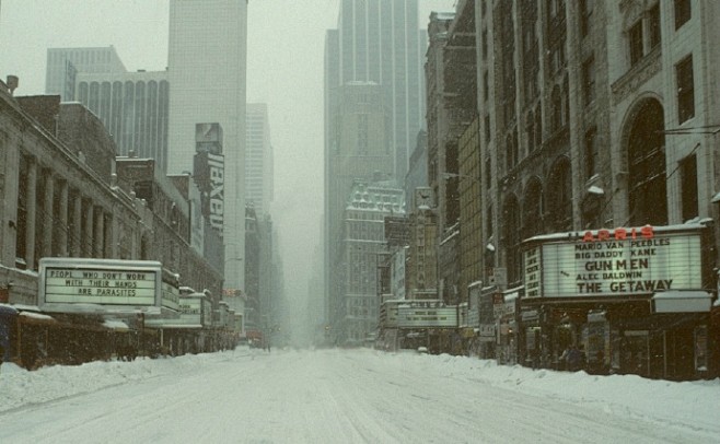 80年代，遭遇暴风雪袭击的纽约街头 ｜S...
