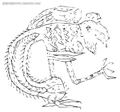 简单线描画-抬起一只脚的长尾鸟AI矢量文件|传统图案|动物|黑白|几何线|简单|矢量素材|图案|线描画|简单名片|简单花纹|简单花纹背景素材|简单简单水粉画花卉