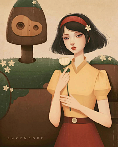 大宝侠采集到人物插画