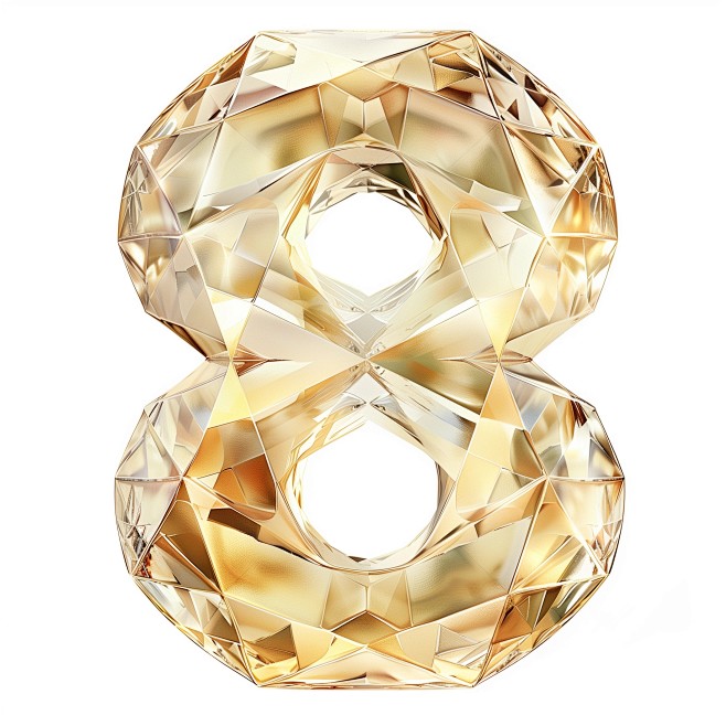 Number 8, diamond te...